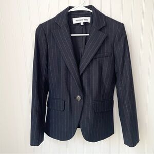 Veronica Beard Tyra Pinstriped Dickey Jacket Size 0